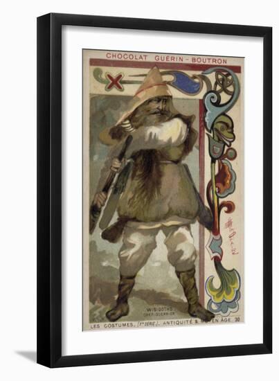 Visigoth Warrior Chieftain-null-Framed Giclee Print