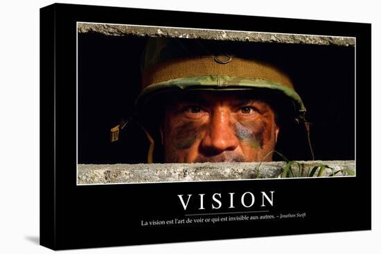 Vision: Citation Et Affiche D'Inspiration Et Motivation-null-Stretched Canvas