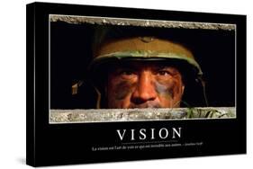 Vision: Citation Et Affiche D'Inspiration Et Motivation-null-Stretched Canvas