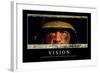 Vision: Citation Et Affiche D'Inspiration Et Motivation-null-Framed Photographic Print