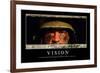 Vision: Citation Et Affiche D'Inspiration Et Motivation-null-Framed Photographic Print