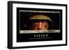 Vision: Inspirational Quote and Motivational Poster-null-Framed Photographic Print