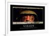 Vision: Inspirational Quote and Motivational Poster-null-Framed Photographic Print