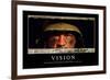 Vision: Inspirational Quote and Motivational Poster-null-Framed Photographic Print