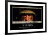 Vision: Inspirational Quote and Motivational Poster-null-Framed Photographic Print