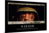 Vision: Inspirational Quote and Motivational Poster-null-Mounted Photographic Print