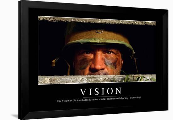 Vision: Motivationsposter Mit Inspirierendem Zitat-null-Framed Photographic Print