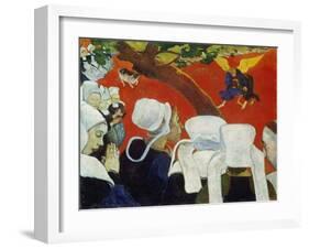 Vision Nach Der Predigt, 1888-Paul Gauguin-Framed Giclee Print