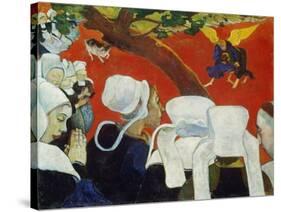 Vision Nach Der Predigt, 1888-Paul Gauguin-Stretched Canvas
