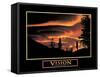 Vision - Night Sky-unknown unknown-Framed Stretched Canvas