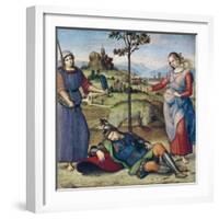 Vision of a Knight, c.1504-Raphael-Framed Giclee Print