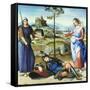 Vision of a Knight, C1504-Raphael-Framed Stretched Canvas