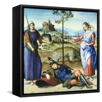 Vision of a Knight, C1504-Raphael-Framed Stretched Canvas