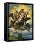 Vision of Ezekiel, C.1518-Raphael-Framed Stretched Canvas