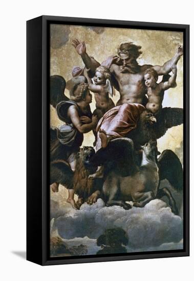 Vision of Ezekiel, C1518-Raphael-Framed Stretched Canvas