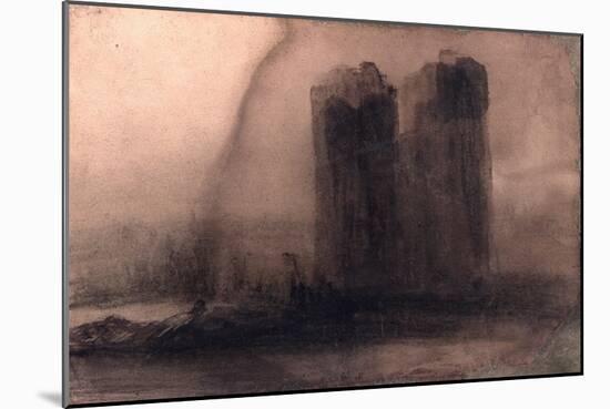 Vision of Notre-Dame, C.1831-Victor Hugo-Mounted Giclee Print