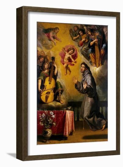 Vision of Saint Antony of Padua, 1631-Vincente Carducho-Framed Giclee Print