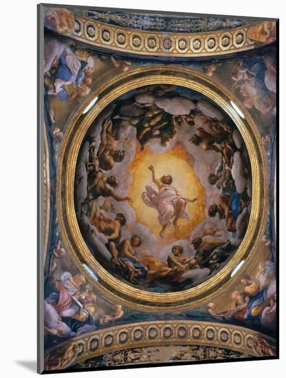 Vision of Saint John the Evangelist-Correggio-Mounted Giclee Print