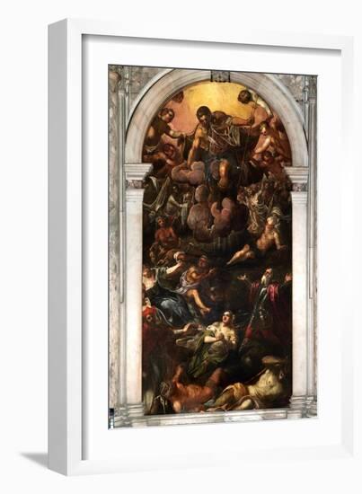 Vision of San Roch, Sala Superiore c.1570-Jacopo Robusti Tintoretto-Framed Giclee Print