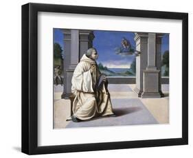 Vision of St Bernard-Francesco Ubertini Bacchiacca-Framed Giclee Print