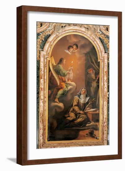 Vision of St. Clare-Pietro Bianchi-Framed Art Print