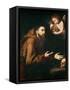 Vision of St. Francis of Assisi-Jusepe de Ribera-Framed Stretched Canvas