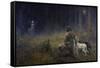 Vision of St. Hubert, 1892-Wilhelm Carl Räuber-Framed Stretched Canvas