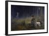 Vision of St. Hubert, 1892-Wilhelm Carl Räuber-Framed Giclee Print