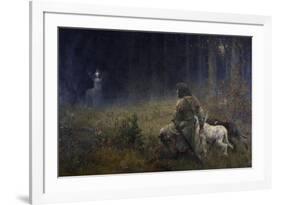 Vision of St. Hubert, 1892-Wilhelm Carl Räuber-Framed Giclee Print