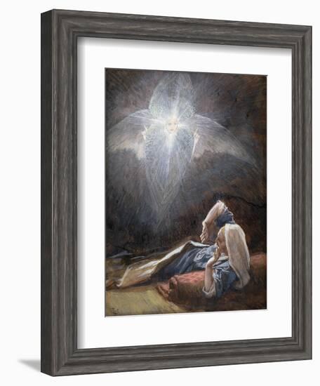 Vision of St. Joseph, Illustration for 'The Life of Christ', C.1886-94-James Tissot-Framed Giclee Print