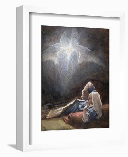 Vision of St. Joseph, Illustration for 'The Life of Christ', C.1886-94-James Tissot-Framed Giclee Print