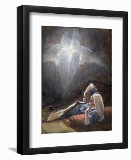 Vision of St. Joseph, Illustration for 'The Life of Christ', C.1886-94-James Tissot-Framed Premium Giclee Print