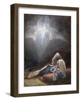 Vision of St. Joseph, Illustration for 'The Life of Christ', C.1886-94-James Tissot-Framed Giclee Print