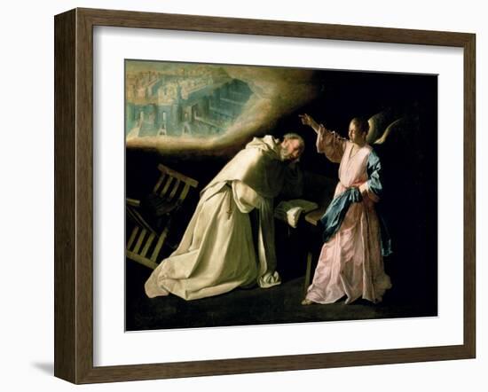 Vision of St. Peter Nolasco, 1629-Francisco de Zurbarán-Framed Giclee Print