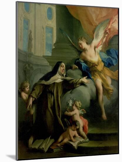 Vision of St. Theresa-Jacopo Amigoni-Mounted Giclee Print