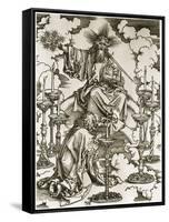 Vision of the Seven Candlesticks-Albrecht Dürer-Framed Stretched Canvas