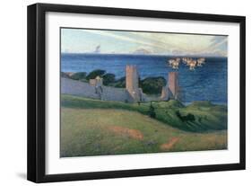 Vision. Scene from Visby, 1894-Sven Richard Bergh-Framed Premium Giclee Print