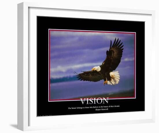 Vision-null-Framed Art Print