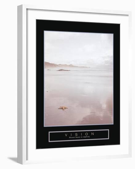 Vision-null-Framed Art Print