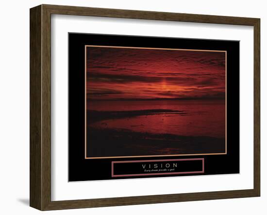 Vision-null-Framed Art Print