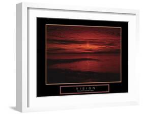 Vision-null-Framed Art Print