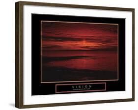 Vision-null-Framed Art Print