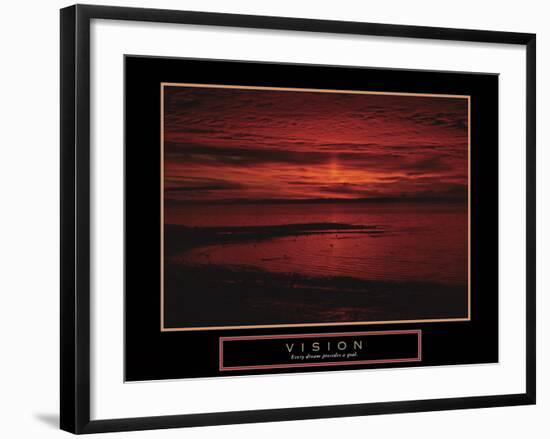 Vision-null-Framed Art Print