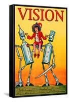 Vision-Wilbur Pierce-Framed Stretched Canvas