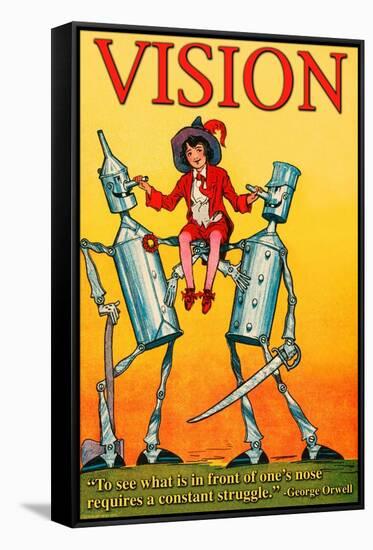 Vision-Wilbur Pierce-Framed Stretched Canvas