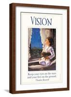 Vision-null-Framed Art Print