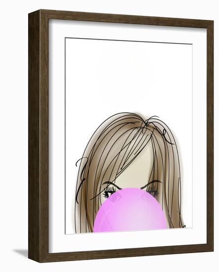 Visions of Hair Style III-Anna Quach-Framed Art Print