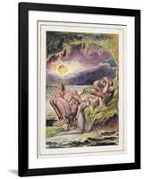 Visions of the Daughters of Albion: Frontispiece, Designed in 1793, Completed C.1815-William Blake-Framed Giclee Print