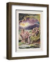 Visions of the Daughters of Albion: Frontispiece, Designed in 1793, Completed C.1815-William Blake-Framed Giclee Print