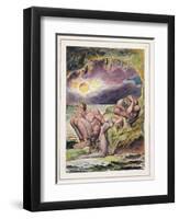 Visions of the Daughters of Albion: Frontispiece, Designed in 1793, Completed C.1815-William Blake-Framed Giclee Print